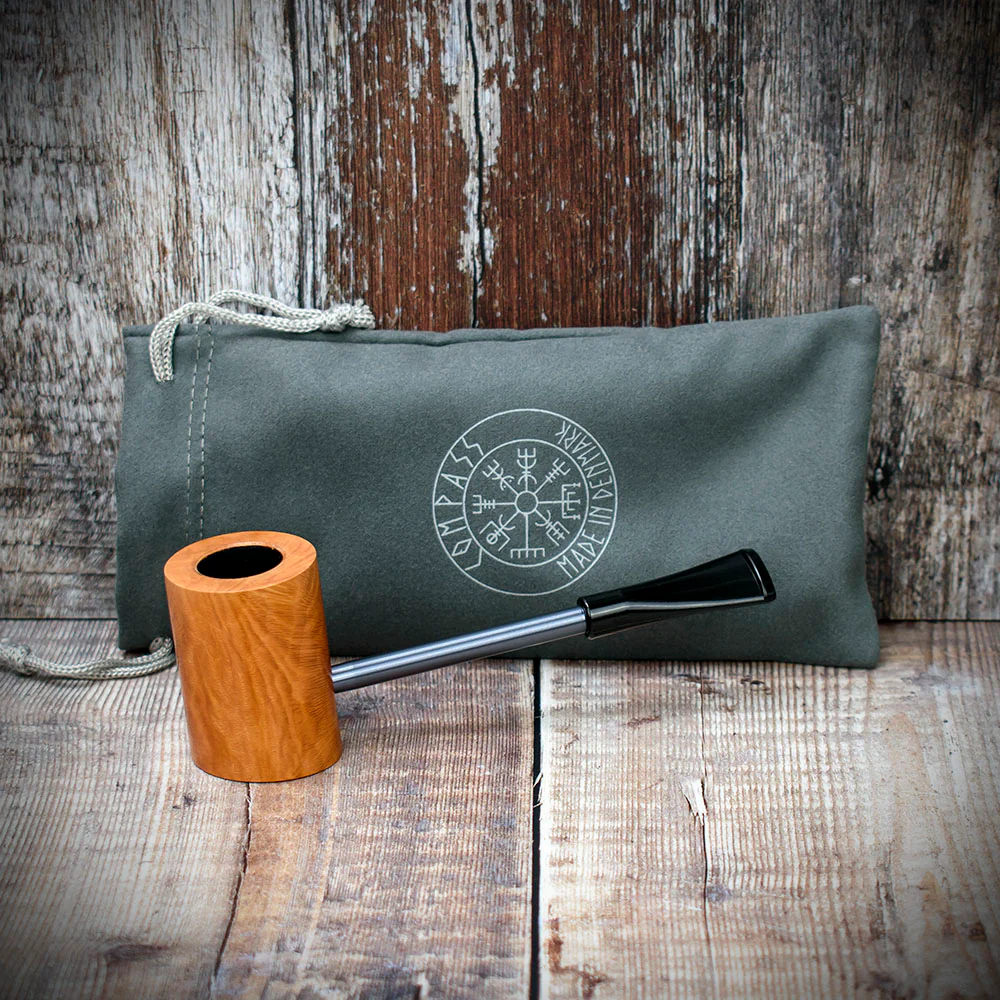 Erik Nording Compass Pipe - Natural Smooth Poker