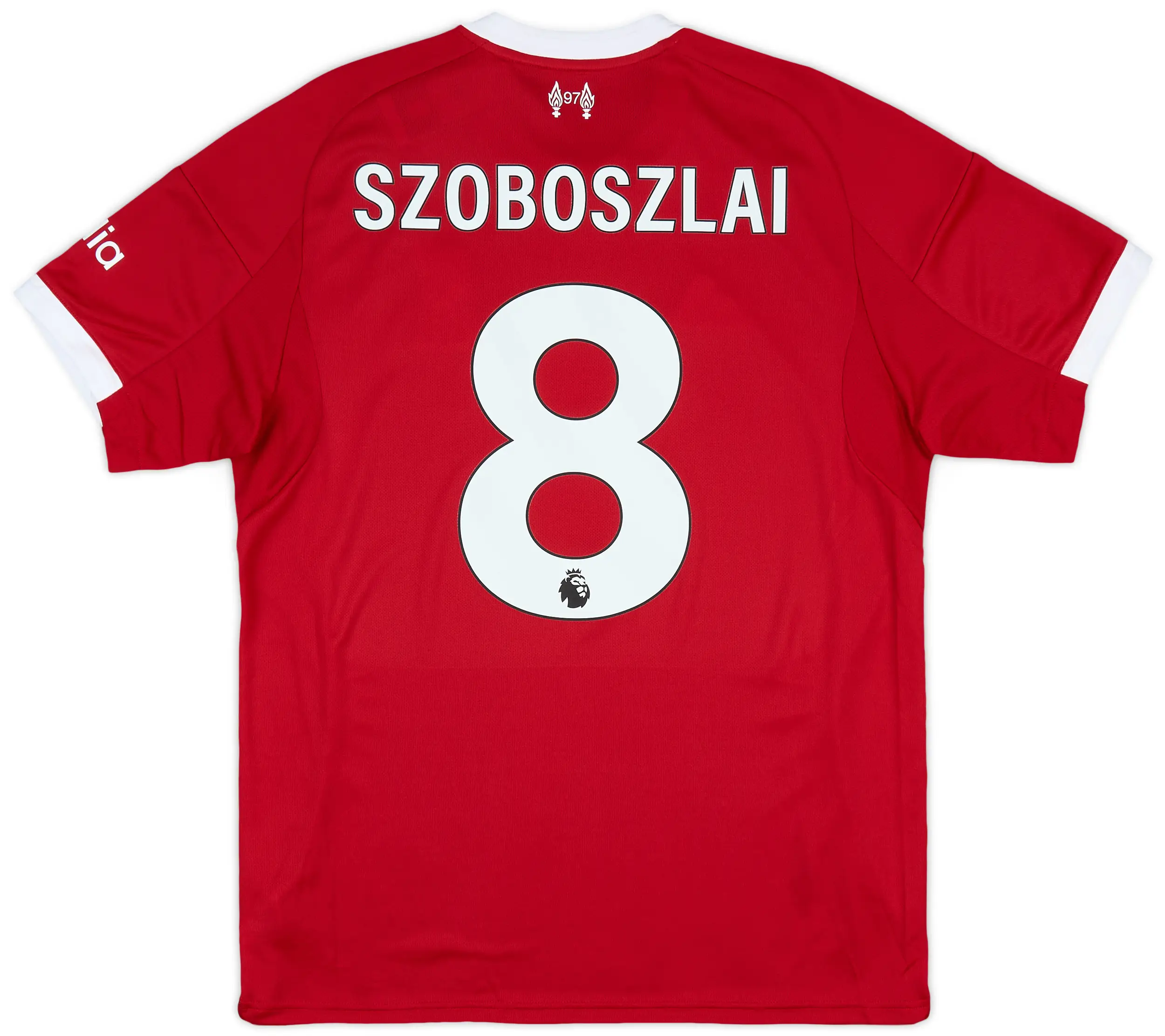 Szoboszlai #8 Liverpool Home Soccer Jersey 2025/26