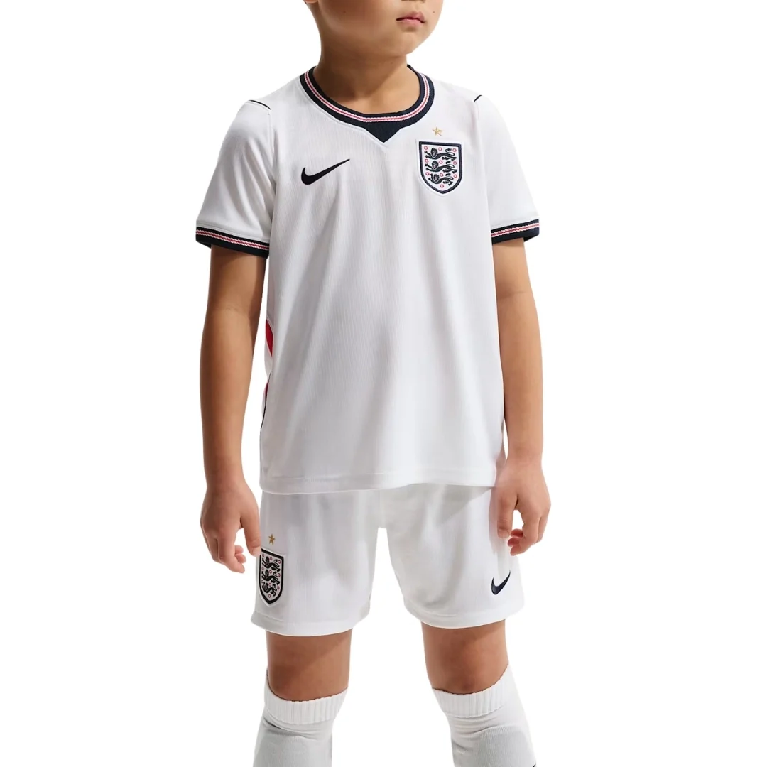 England Kid's Home Jersey Kit - Jersey+Shorts 2026 World Cup