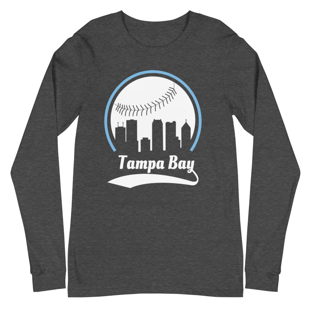 Unisex Tampa Bay Rays Baseball Long Sleeve Tee Shirt