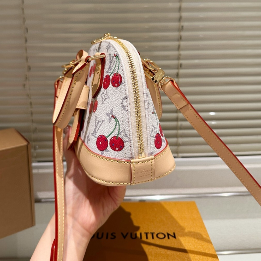 Louis Vuitton LV X TM Alma BB Cherry Monogram 9.8 Inches M14234