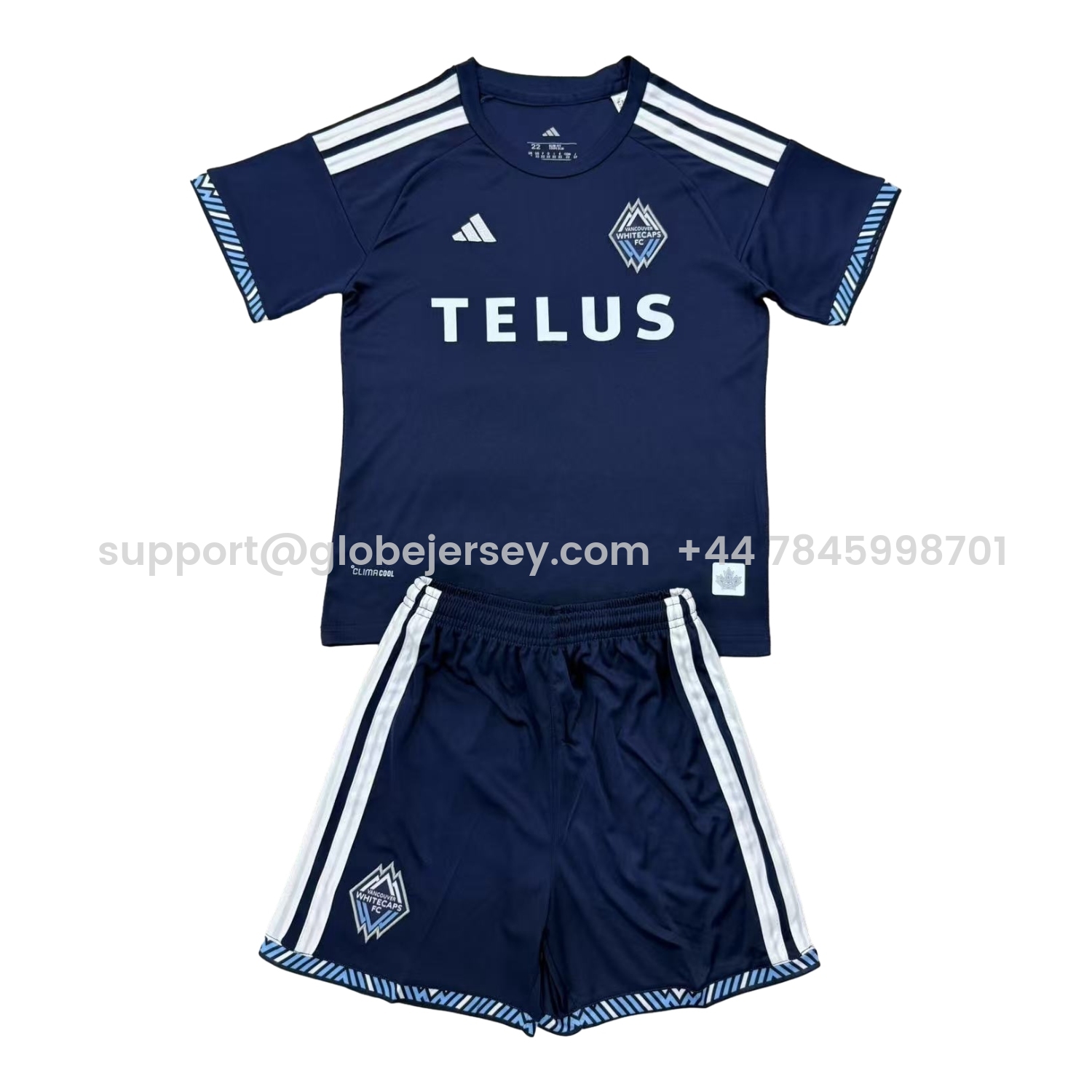 Vancouver Whitecaps 2026 Away Men's Adult Jersey Set - Fans Version