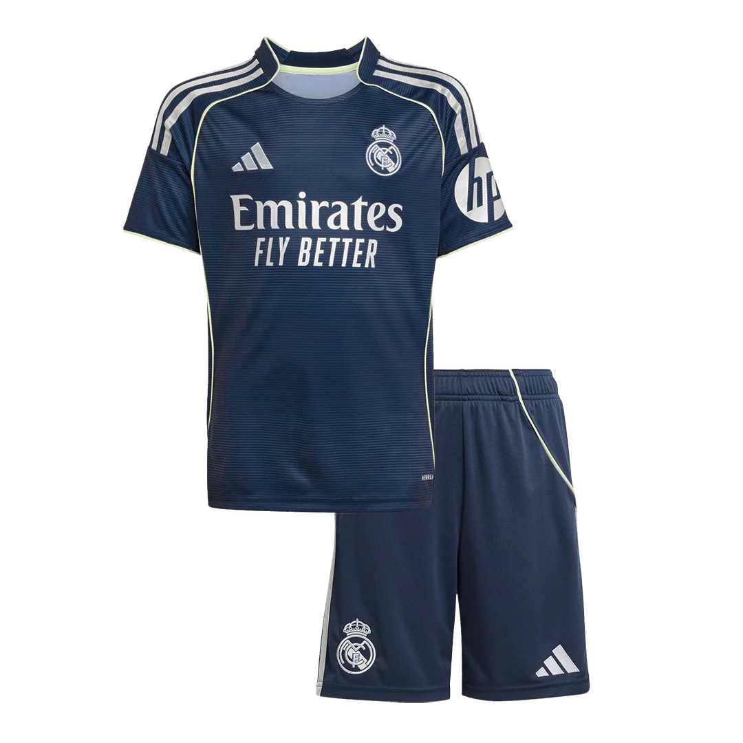 Kid's Real Madrid Away Kit - Jersey+Shorts 2025/26