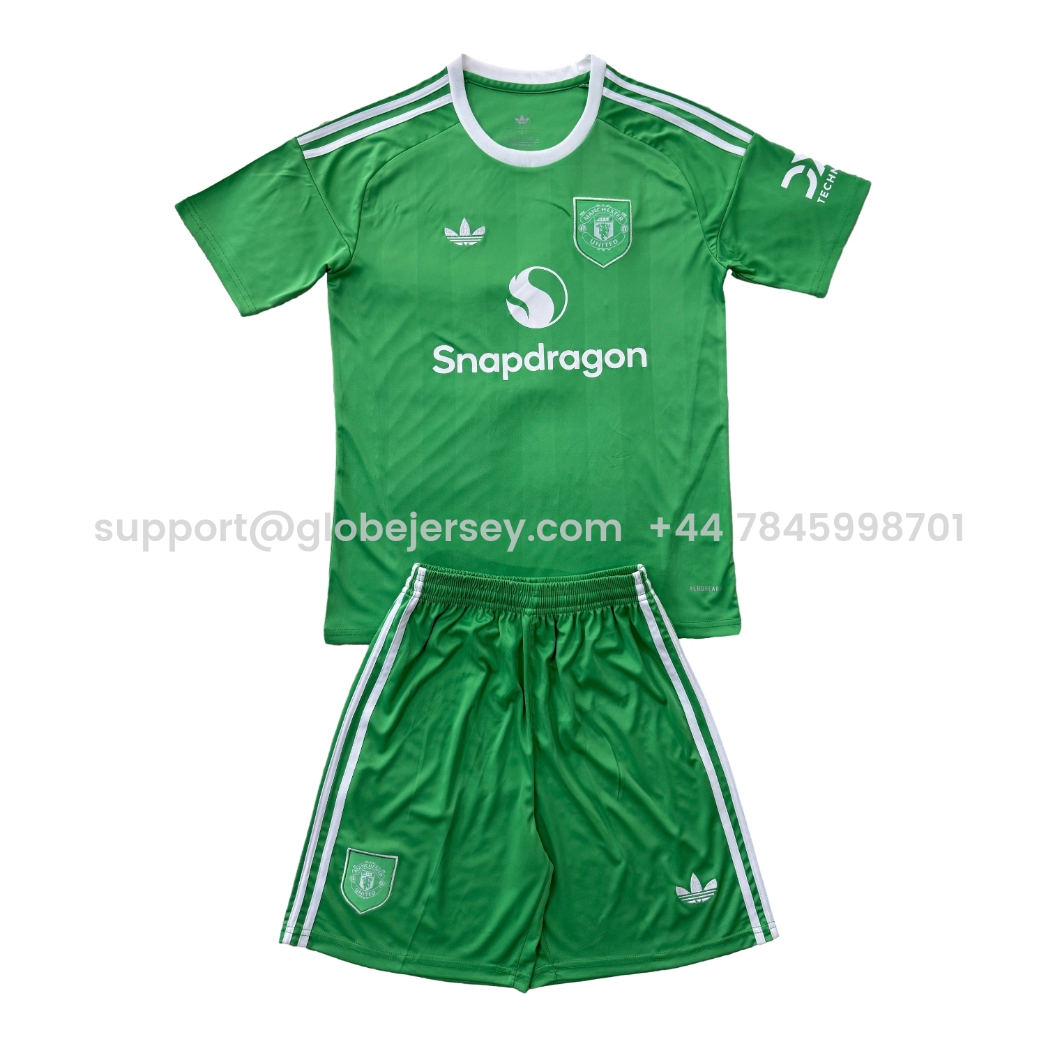 Manchester United 25-26 Green Goalkeeper Men's Adult Jersey Set - Fans Version