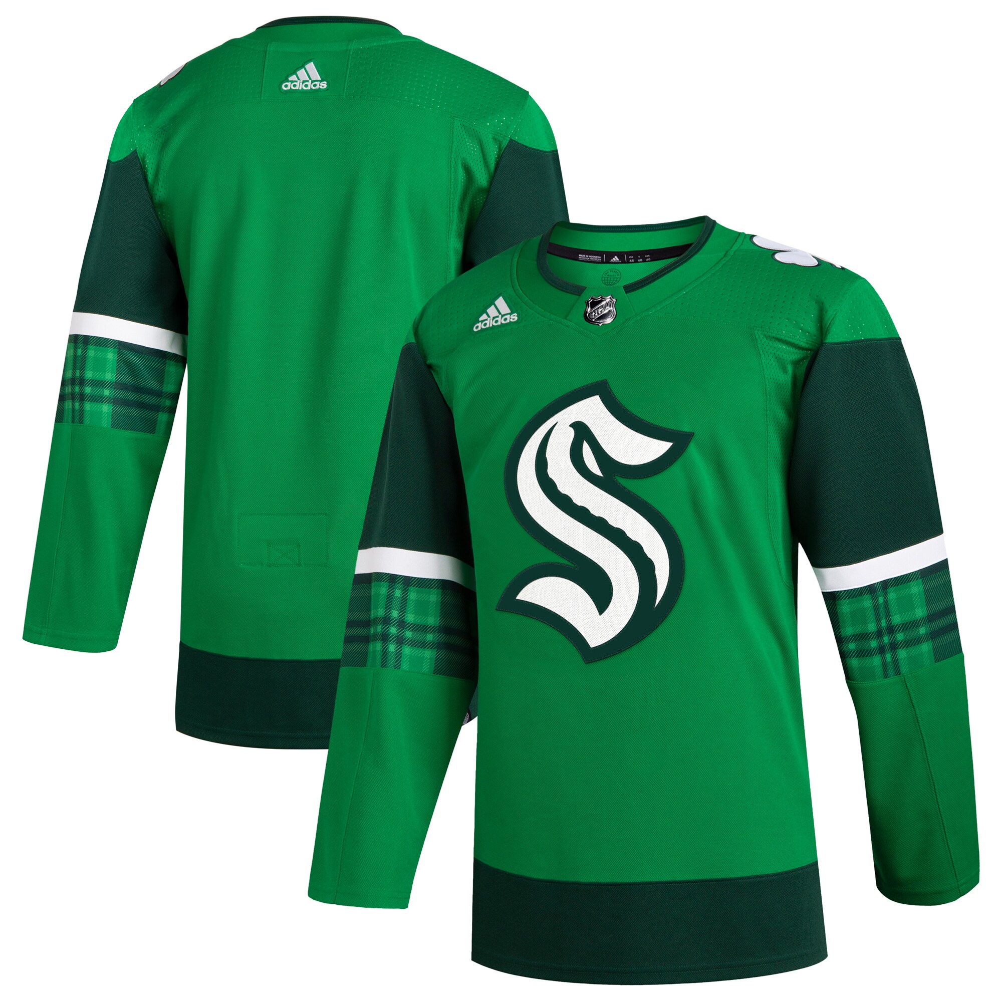 Seattle Kraken  2023 St. Patrick’s Day Primegreen  Jersey – Kelly Green