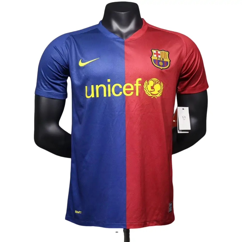 2008/09 Barcelona Home Retro Jersey - Fans Edition