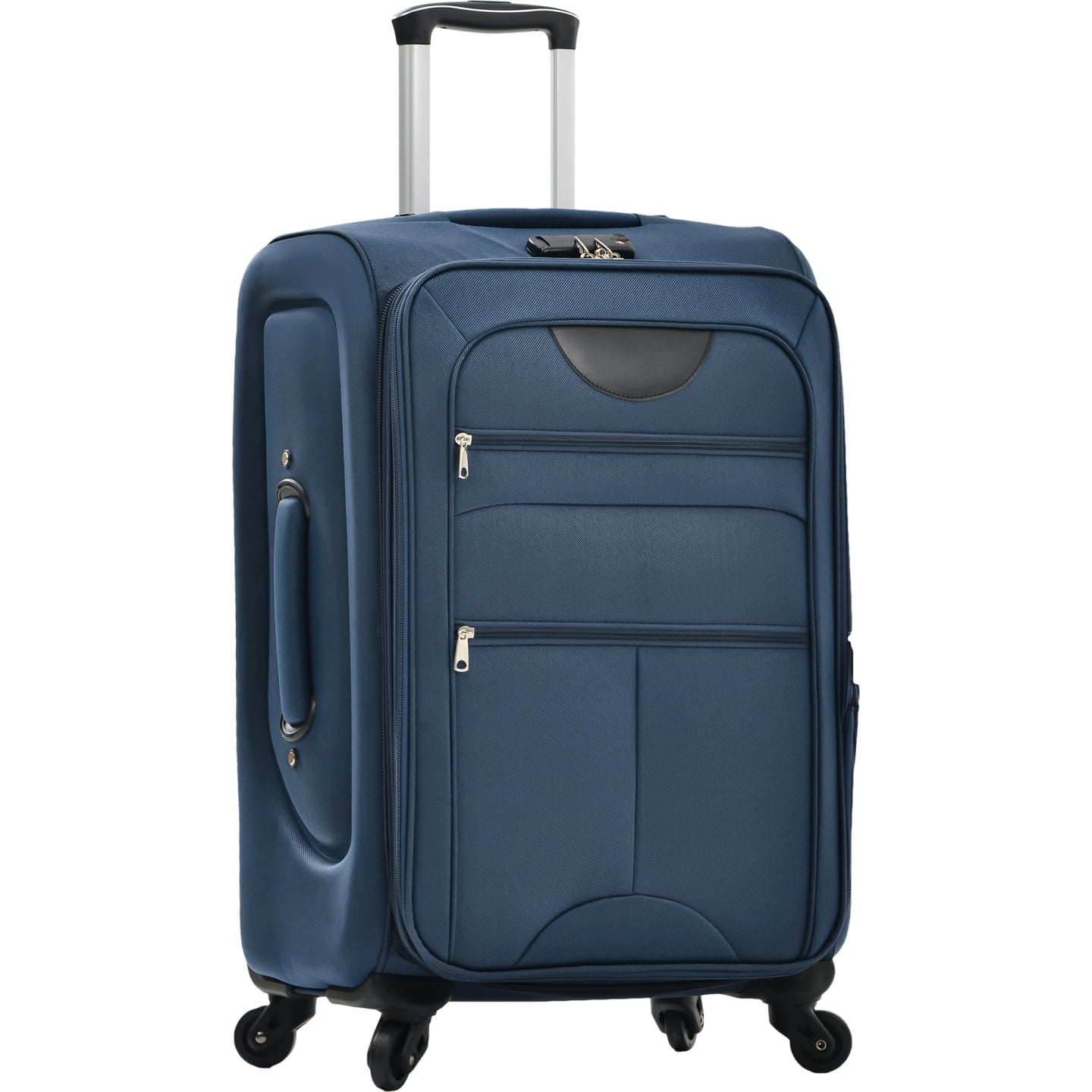 Expandable Softside Luggage Sets 3 Piece,Upright Spinner Suitcases with Wheels,Lightweight Carry on Luggage Travel Set,Green