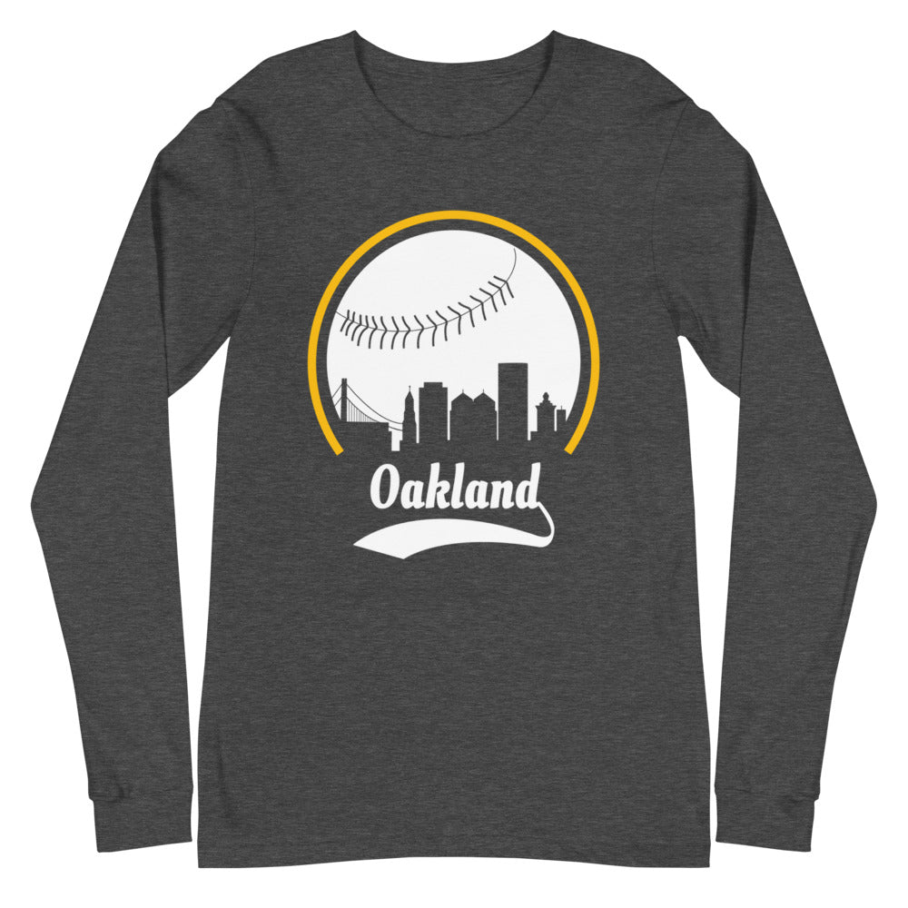 Unisex Oakland Athletics Baseball Long Sleeve Tee Shirt