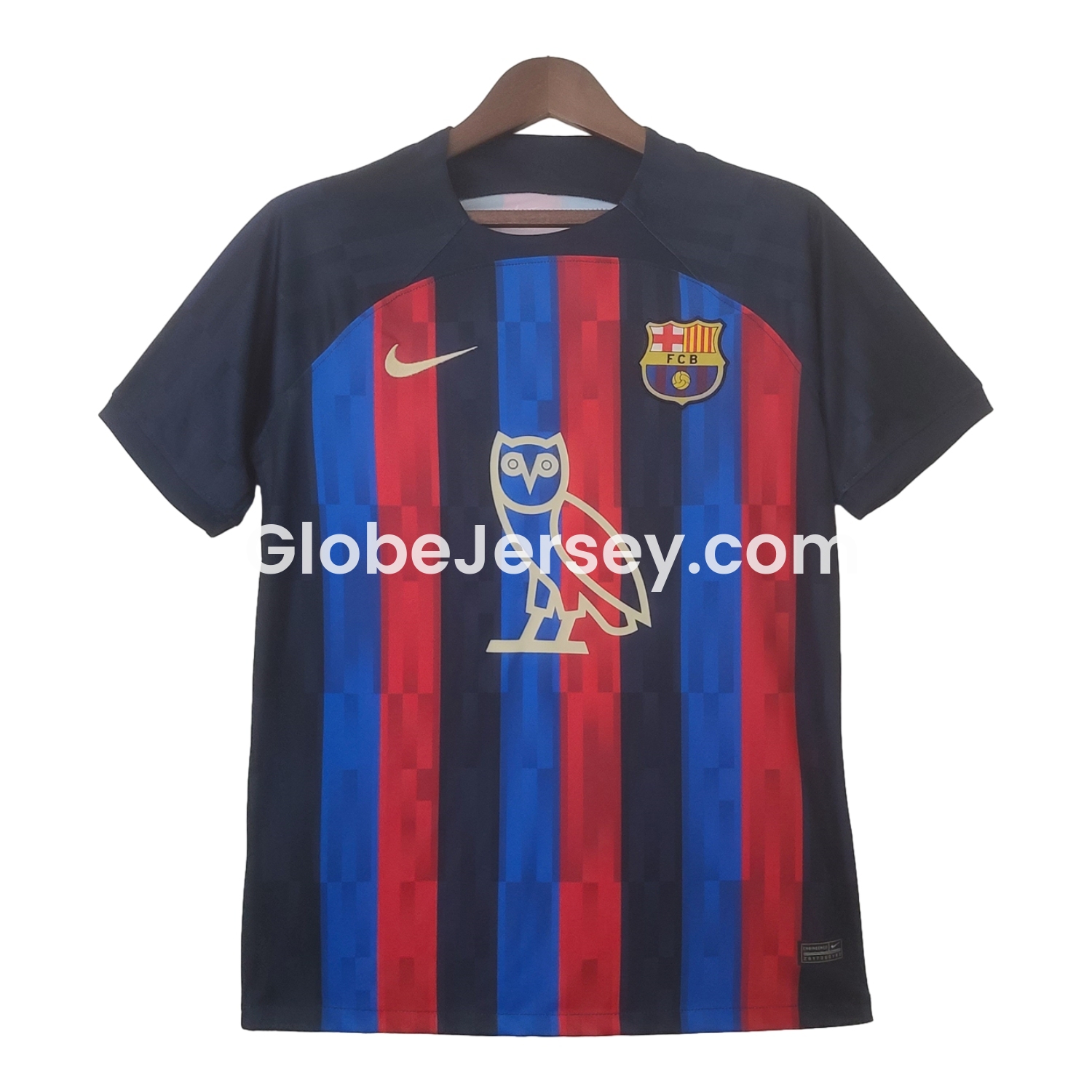 Retro Barcelona 22-23 Owl Sponsor Home Jersey