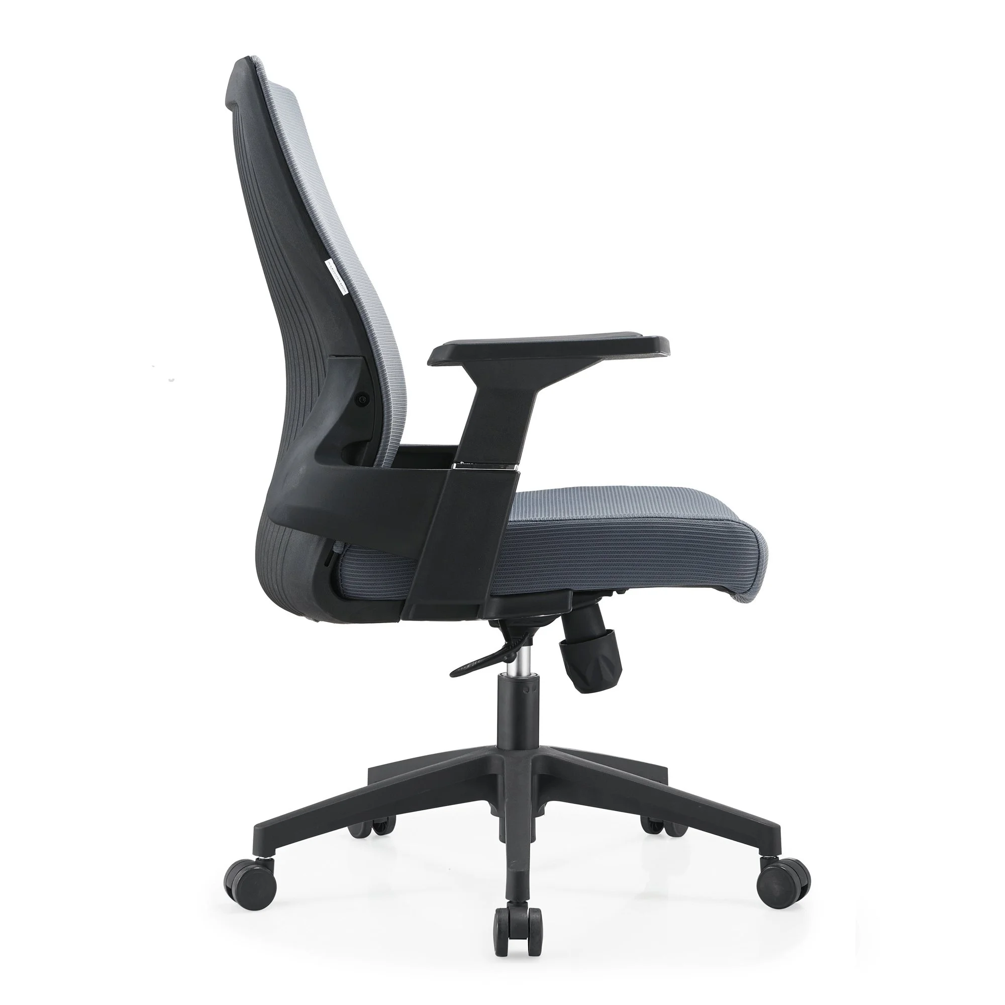 LeisureMod Brio Modern Office Chair Ergonomic Lumbar Support Computer Chair Adjustable Desk Chair with 360 Degree Swivel and Tilt in Blue