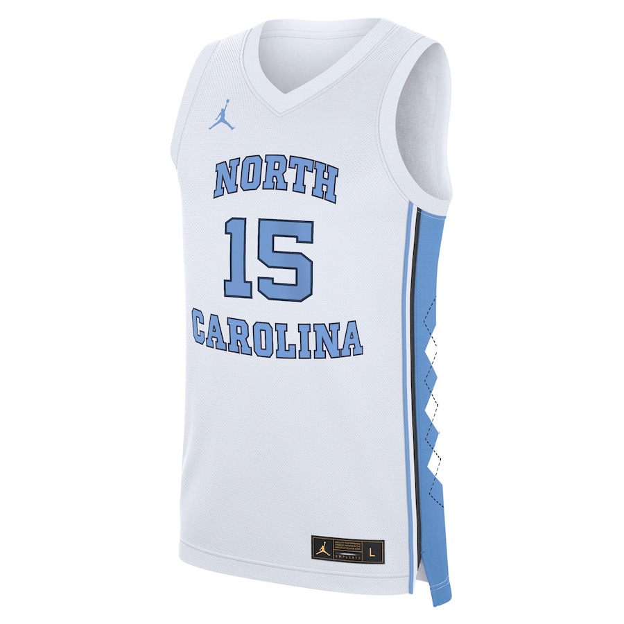 Vince Carter North Carolina Tar Heels Jordan Brand Replica Basketball Jersey - White