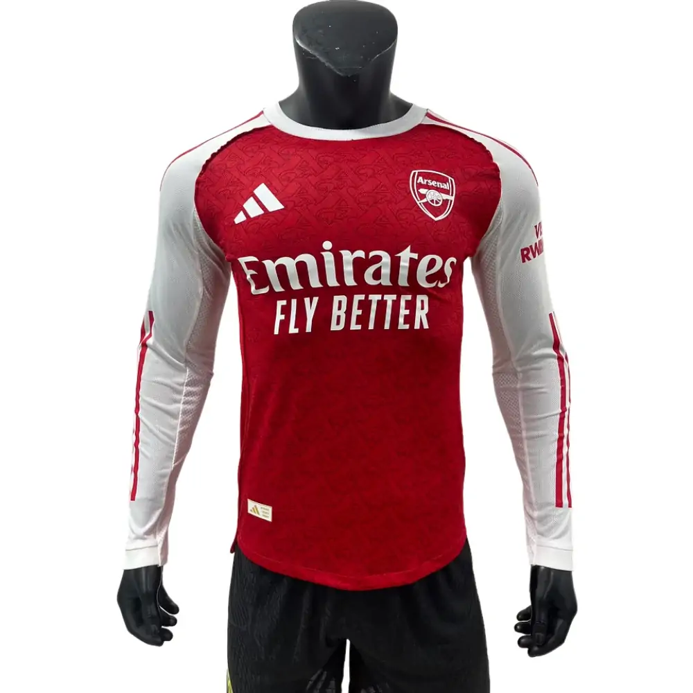 2025-26 Arsenal Home Long Sleeve Kit - Player Version