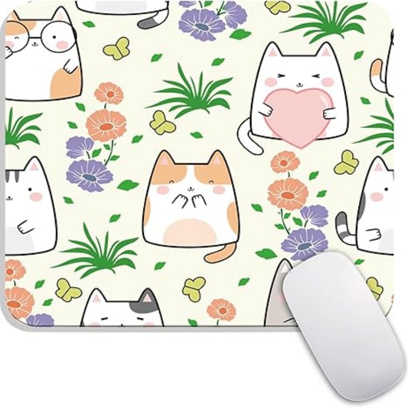 PADARTISAN Square Mouse Pad, Personalized Premium-Textured Custom Mouse Mat Design