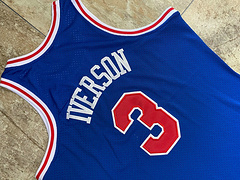 Iverson Philadelphia 76ers 3 Blue MN