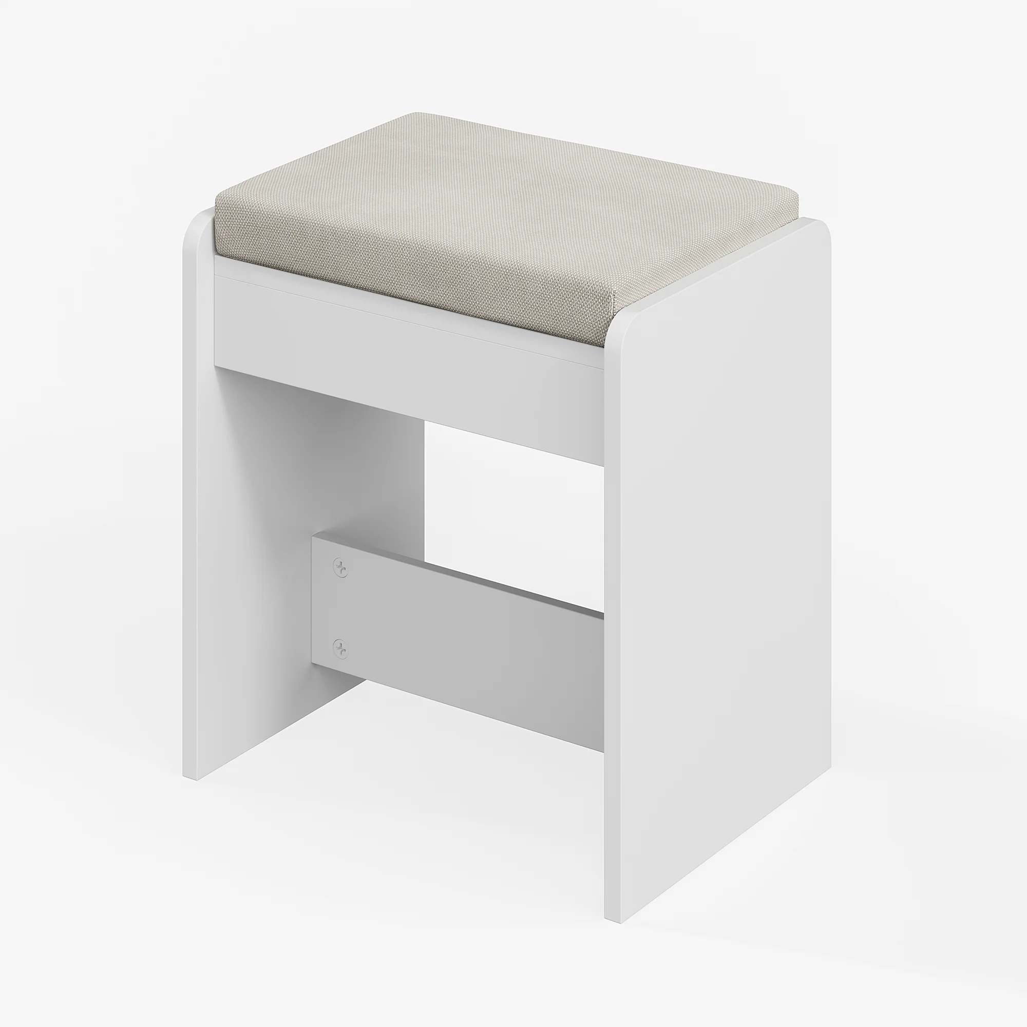 Asofer Vanity Desk with Mirror and Adjustable Light, White Makeup Vanity Set with 5 Drawers for Bedroom, Dressing Room