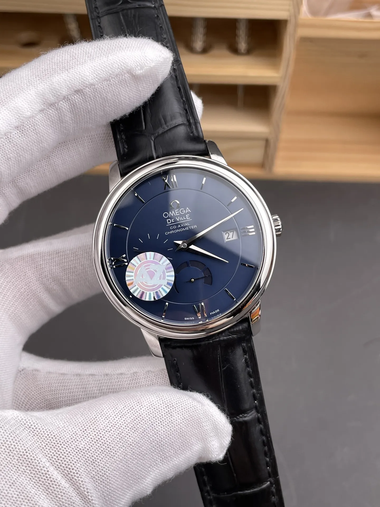 Omega De Ville Blue Dial 39.5mm