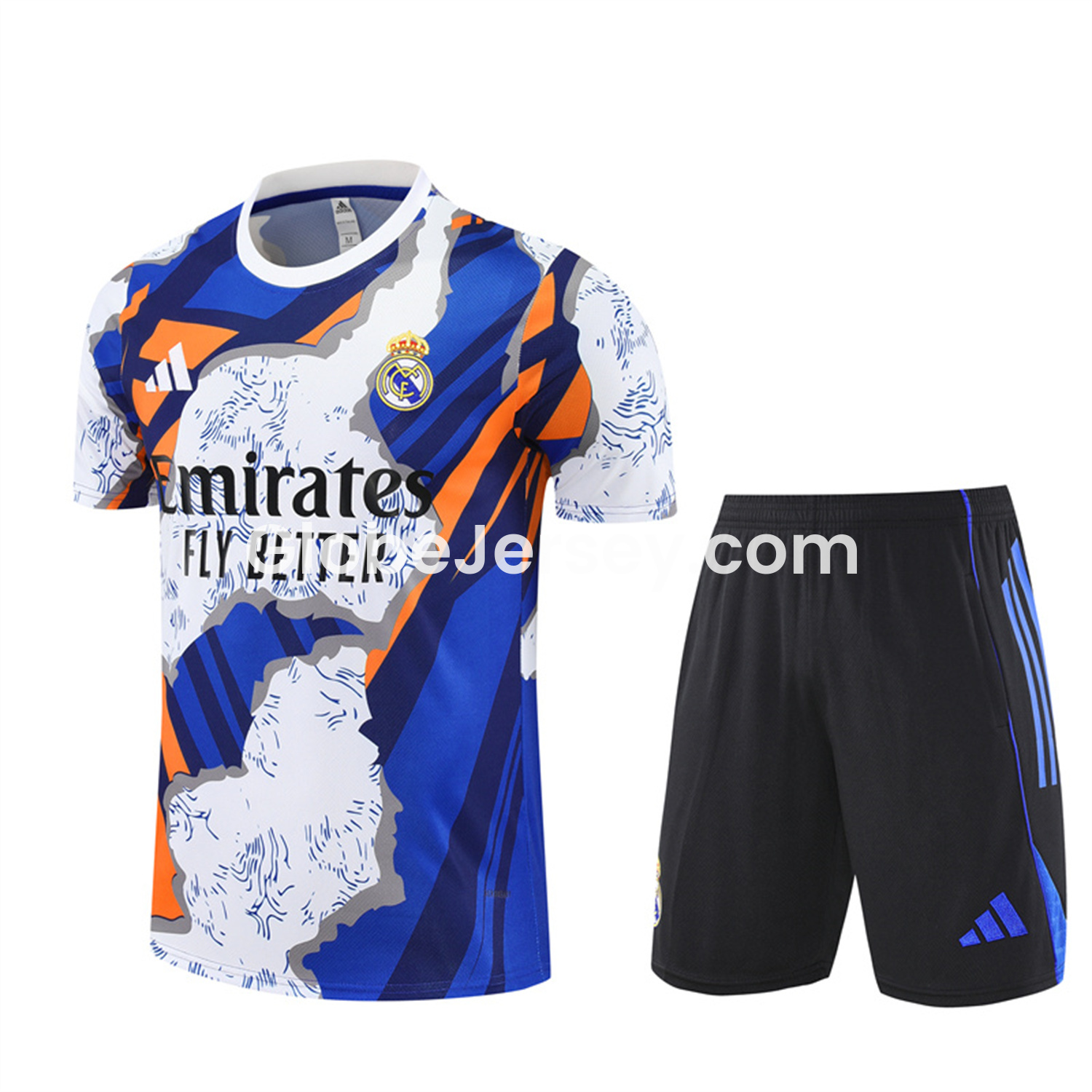 Real Madrid 25-26 Short-Sleeve Training Set - CamouflageTop & Black Shorts