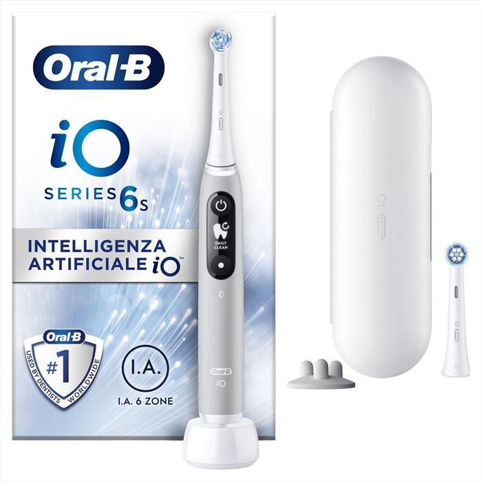 ORAL-B - Spazzolino elettrico ricaricabile IO 6S-Grigio