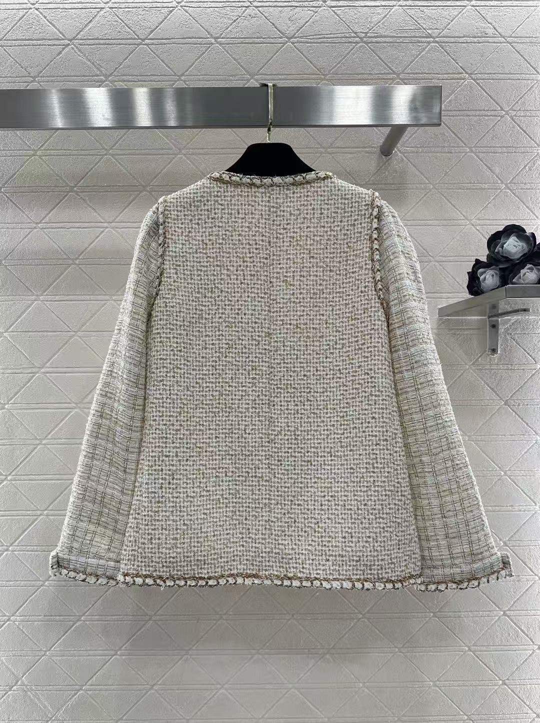 Bound-edge faux two-piece jacket