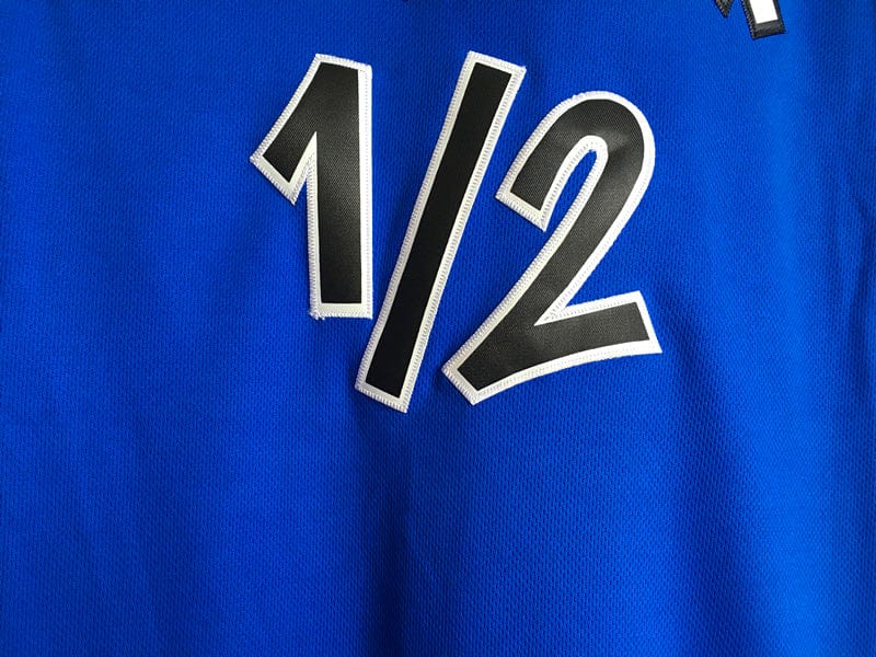 Penny Hardaway 1/2 Blue Embroidered Jersey