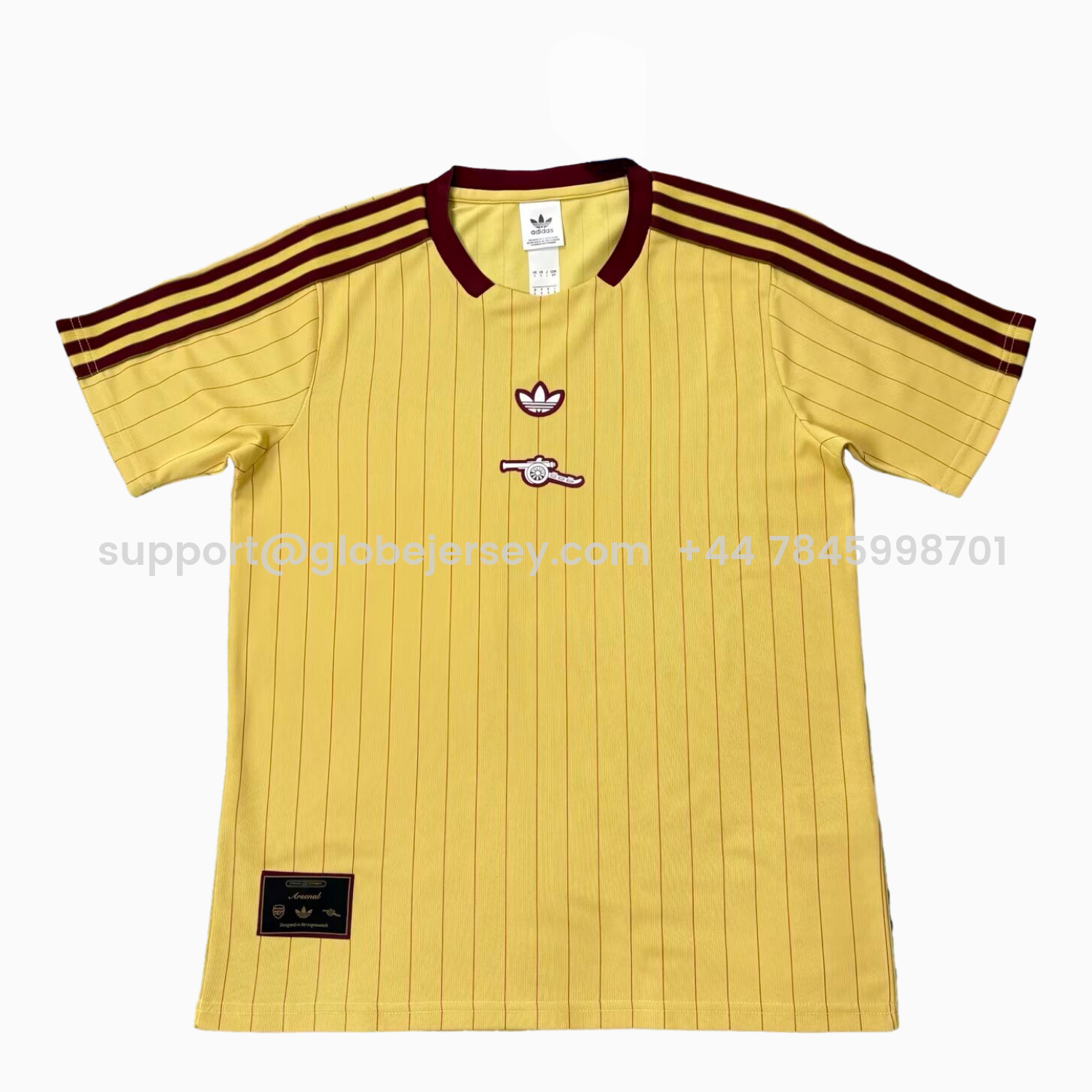Arsenal 25-26 Trefoil Yellow Travel Jersey - Fans Version