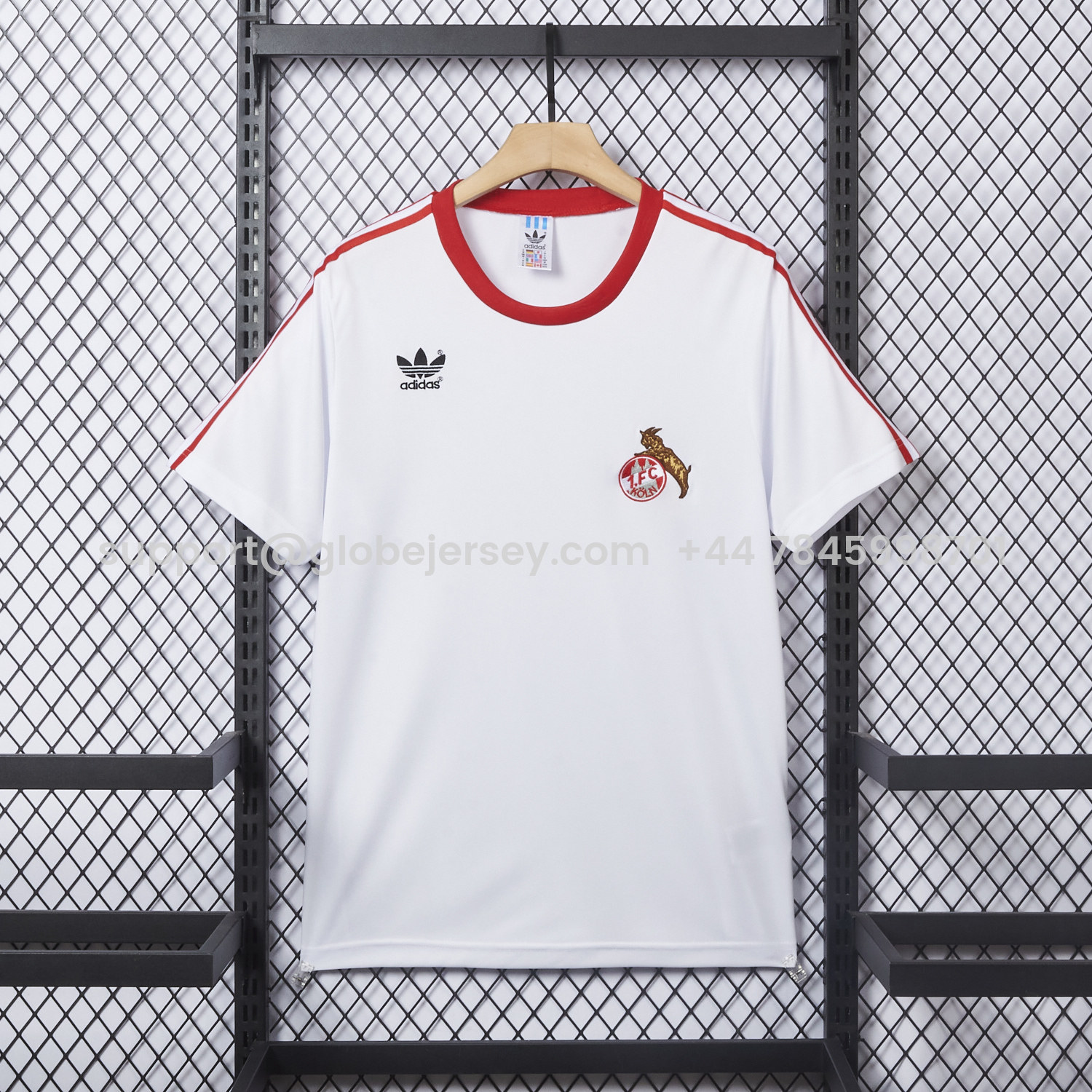 Retro 1. FC Köln 1976-77 Away White Jersey