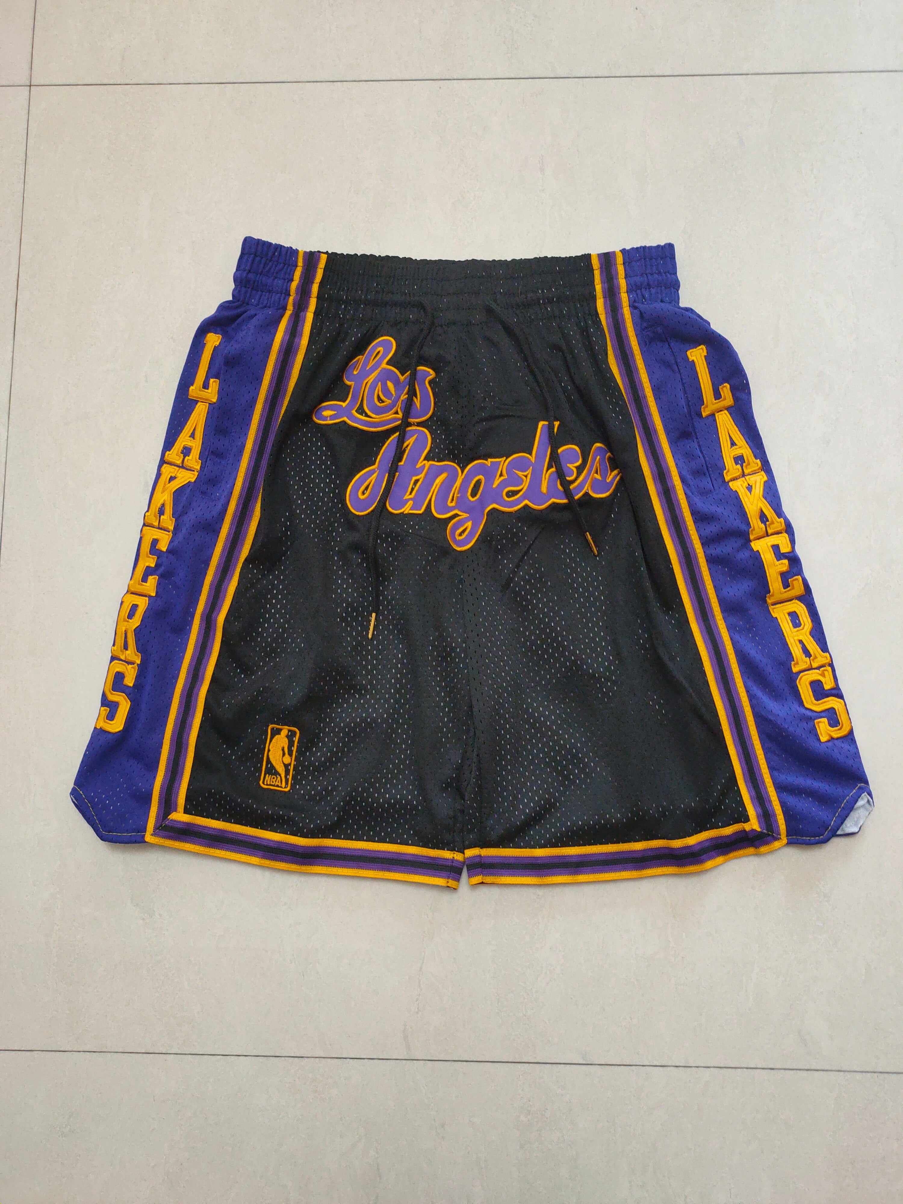 Los Angeles Lakers black vintage pocket pants