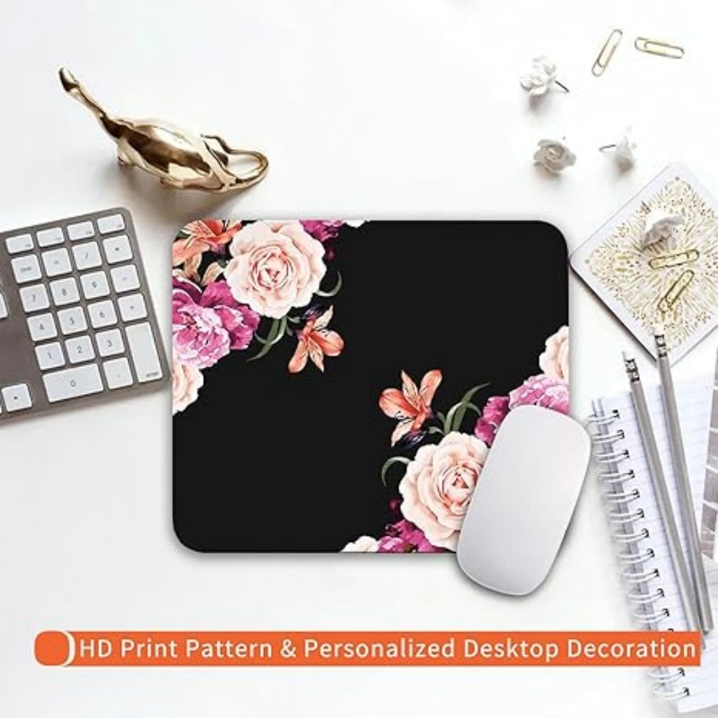 PADARTISAN Square Mouse Pad, Personalized Premium-Textured Custom Mouse Mat Design