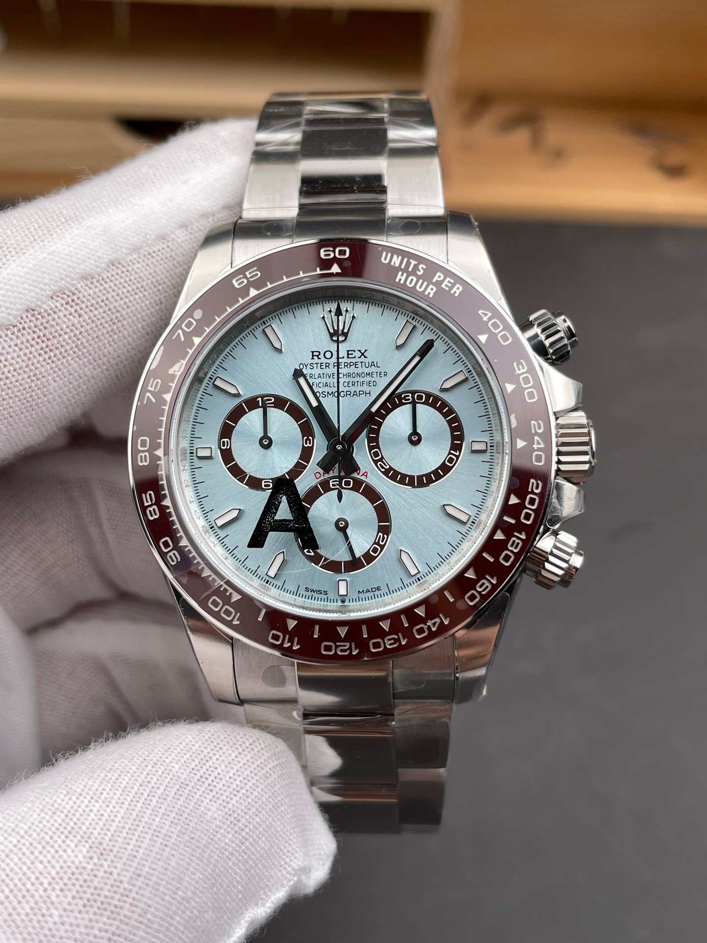 Rolex Daytona Ice Blue Baton V3