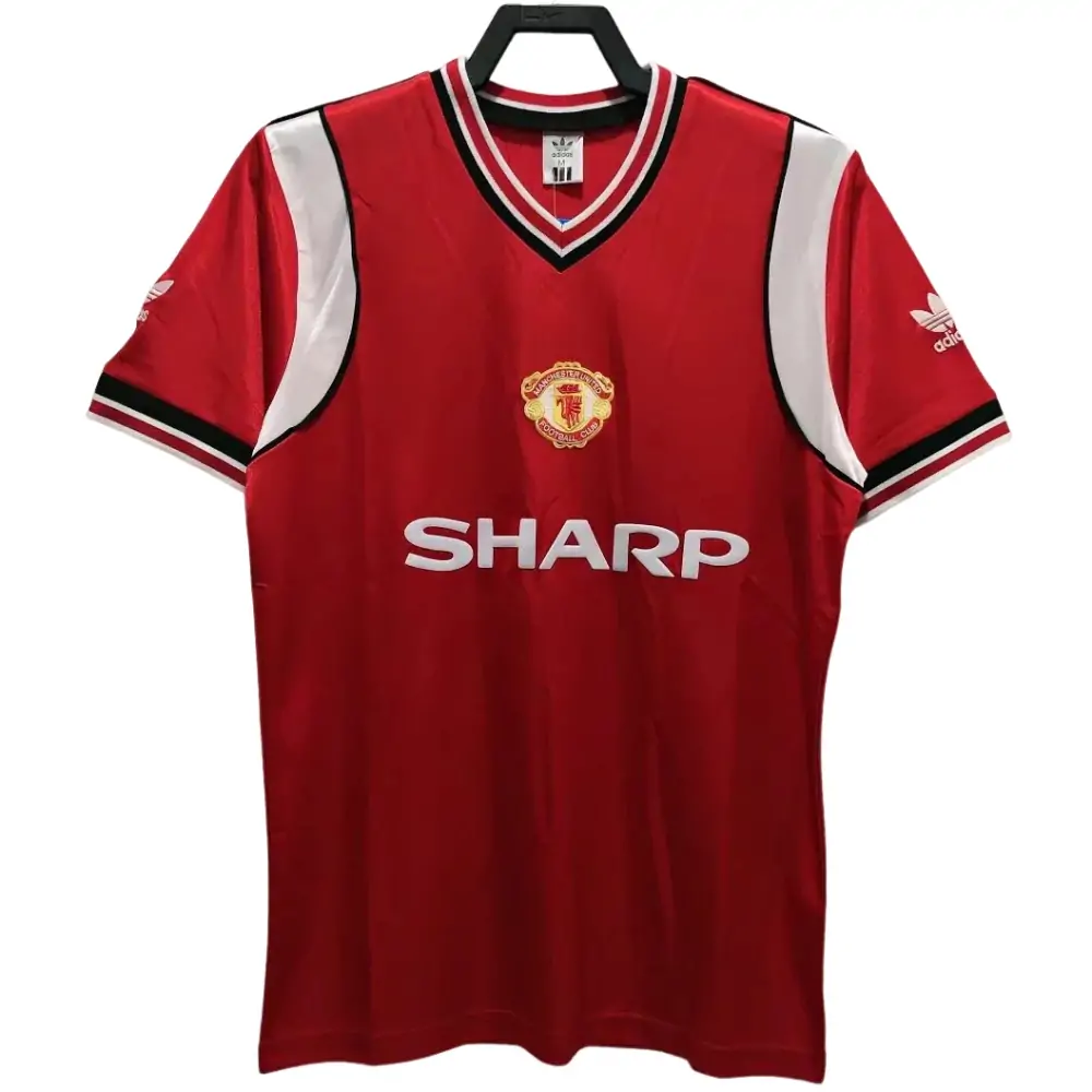 1985 Manchester United home retro jersey - Fans Edition