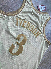 Allen Iverson Philadelphia 76ers 3 White MN