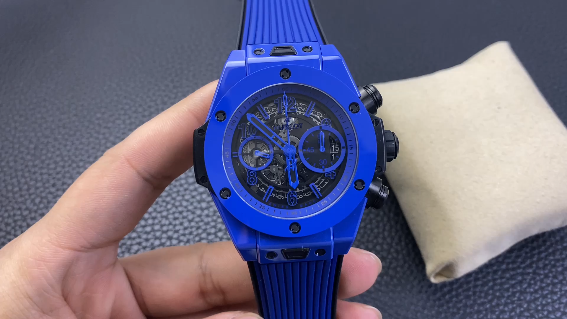 【Super Clone】Hublot Big Bang Unico Blue Magic 441.ES.5119.RX 42mm