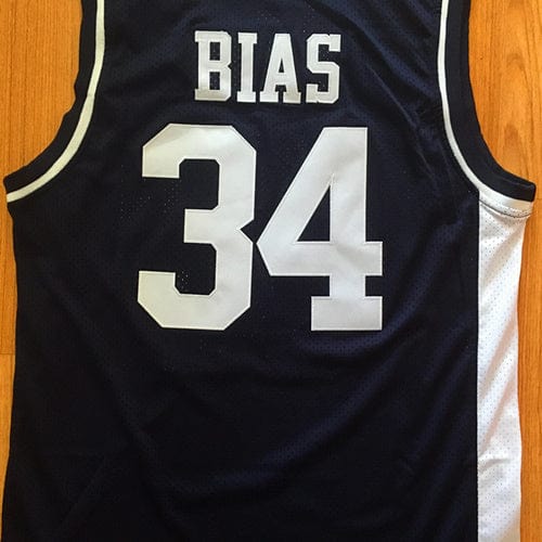 Len Bias No. 34 Retro High School Black Jersey