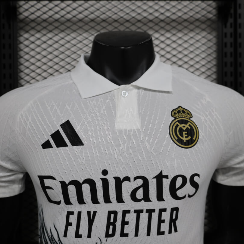 2024/2025 Player Version Real Madrid Special Edition White Dragon Football Shirt 1:1 Thai Quality