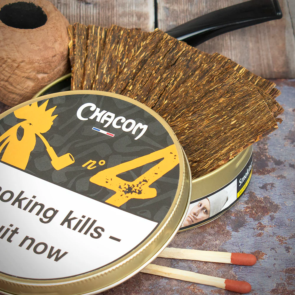 Chacom No4 Flake Pipe Tobacco - 50g Tin