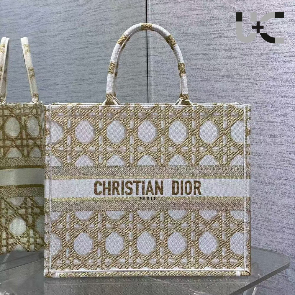 Dior Book Tote D-Lace Macrame Bag
