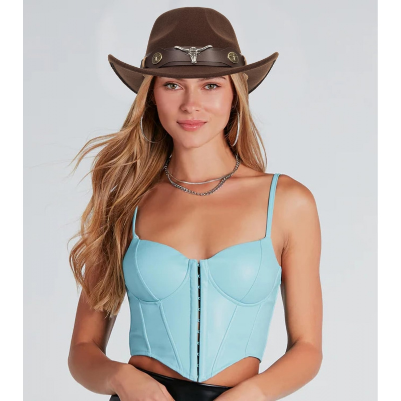 Classic-Western-Cowboy-Hat Wide-Brim