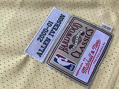 Allen Iverson Philadelphia 76ers 3 White MN