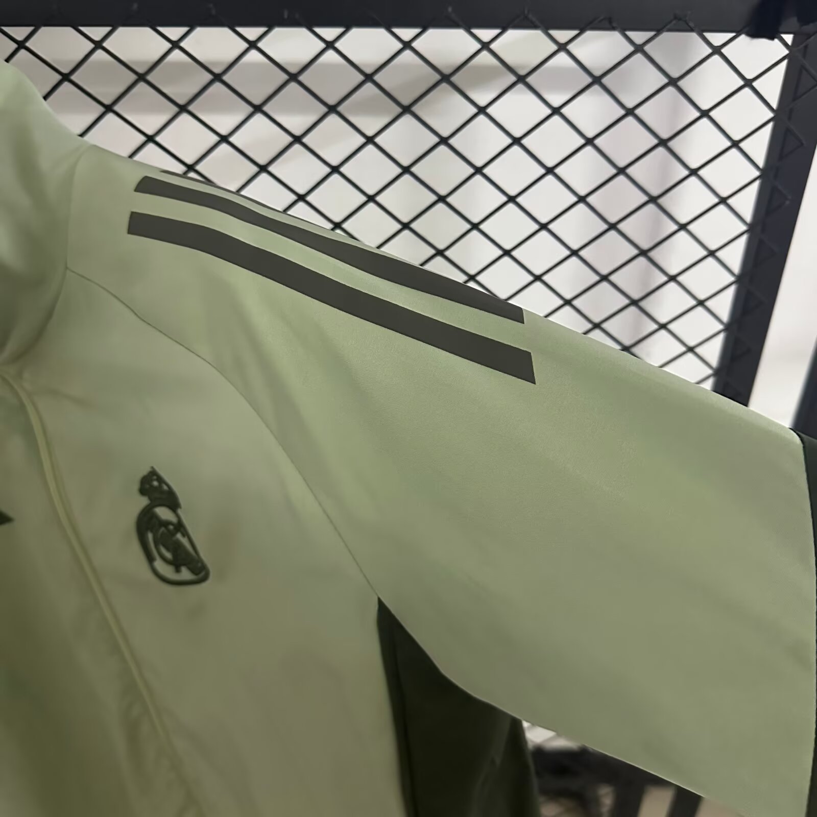 2025/26 Real Madrid grass green training windbreaker