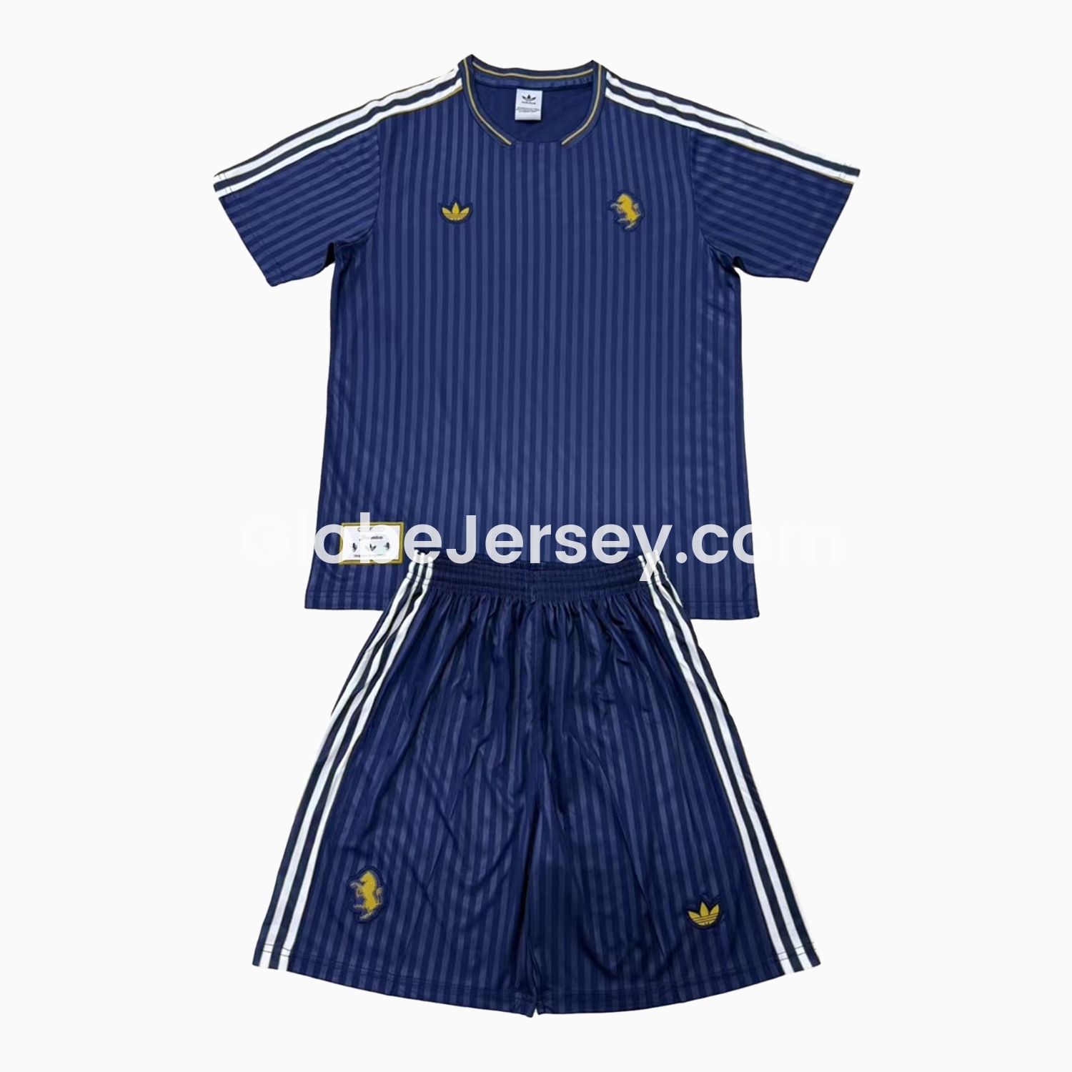 Juventus 2025 Royal Blue Icon Retro Men's Adult Jersey Set - Fans Version