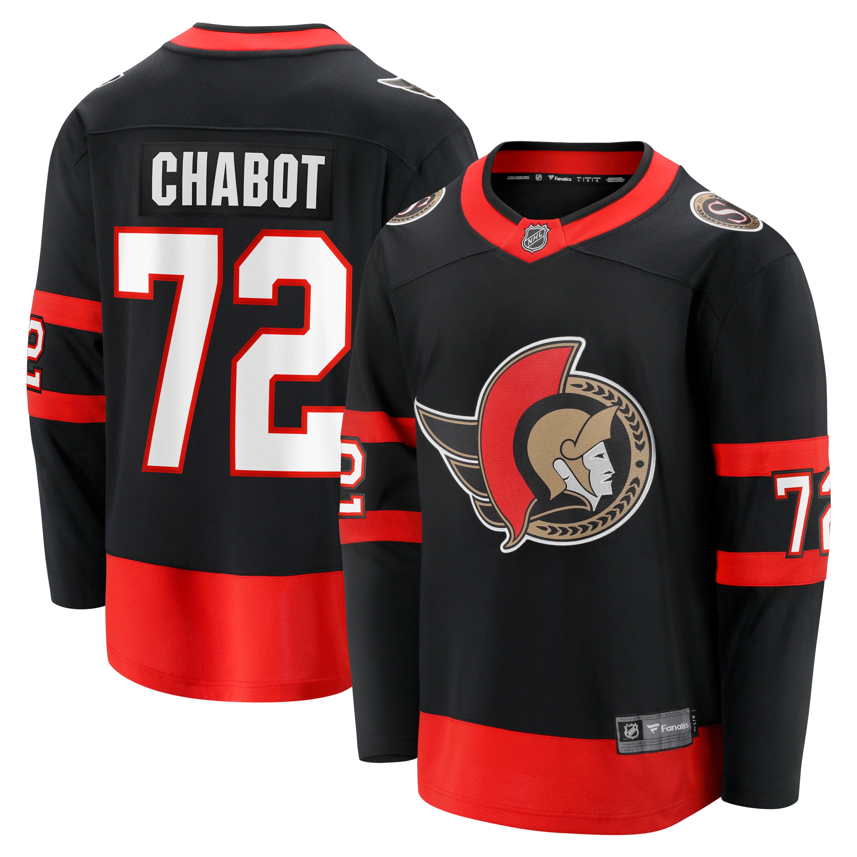 Thomas Chabot Ottawa Senators Fanatics Home Breakaway Jersey – Black