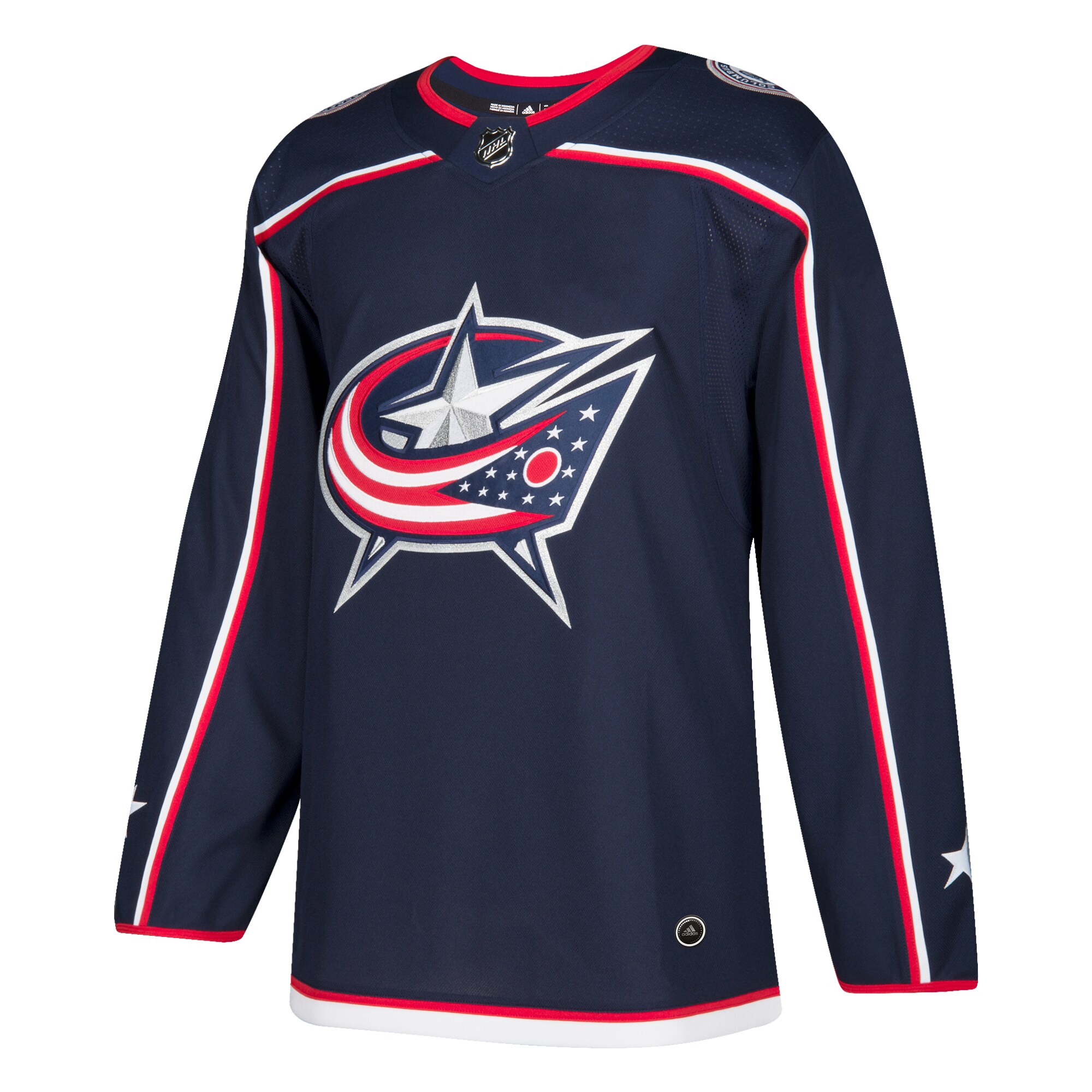 Columbus Blue Jackets  Home  Blank Jersey – Navy