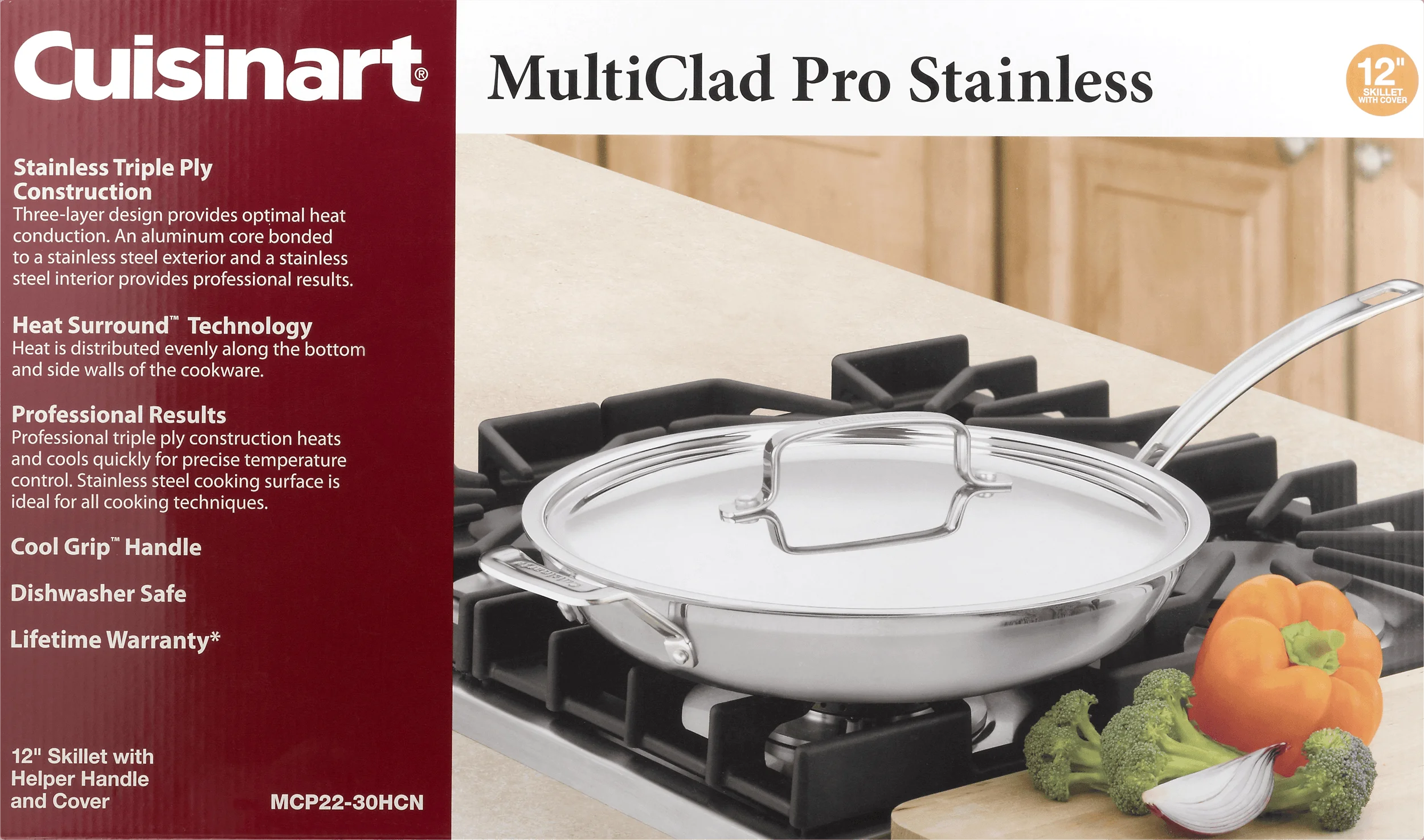 Cuisinart Multiclad Pro Tri-Ply Stainless Steel 12