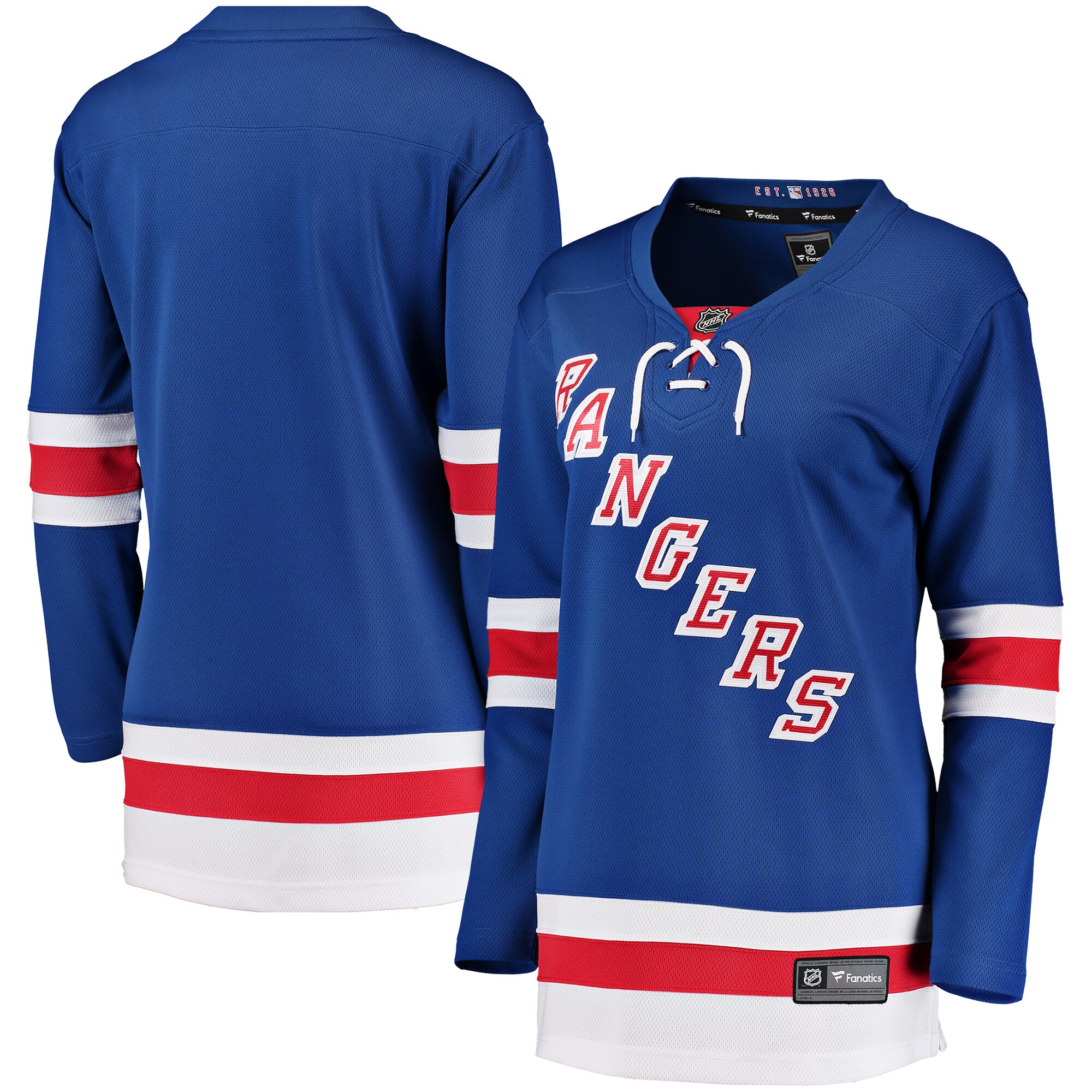 New York Rangers Fanatics Women’s Breakaway Home Jersey – Blue