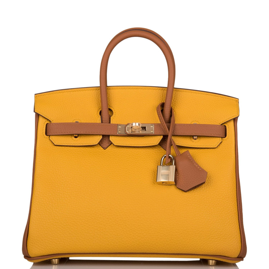 Special Order (HSS) Birkin 25 Jaune Ambre and Gold Togo Permabrass Hardware