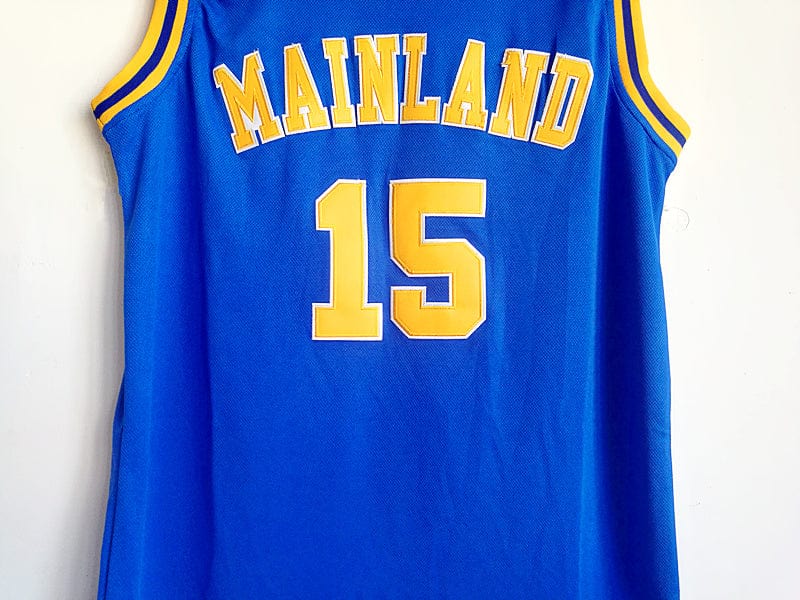 Vince Carter No. 15 High School Blue Premium Embroidered Jersey