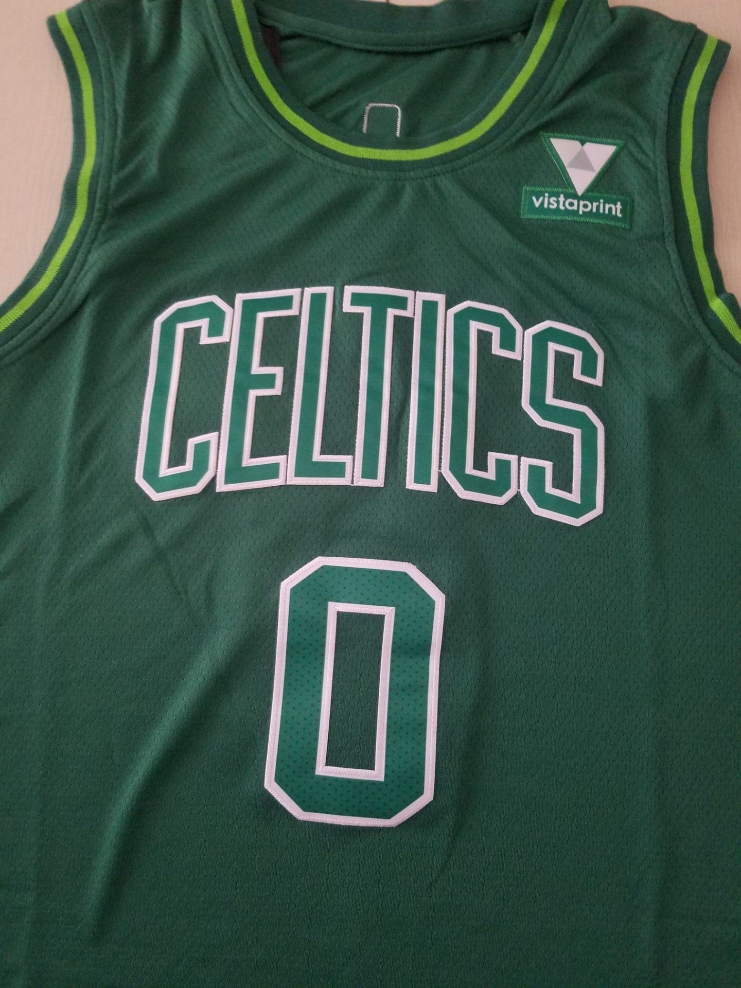 Men's Boston Celtics Jayson Tatum #0 Green Swingman  Jersey