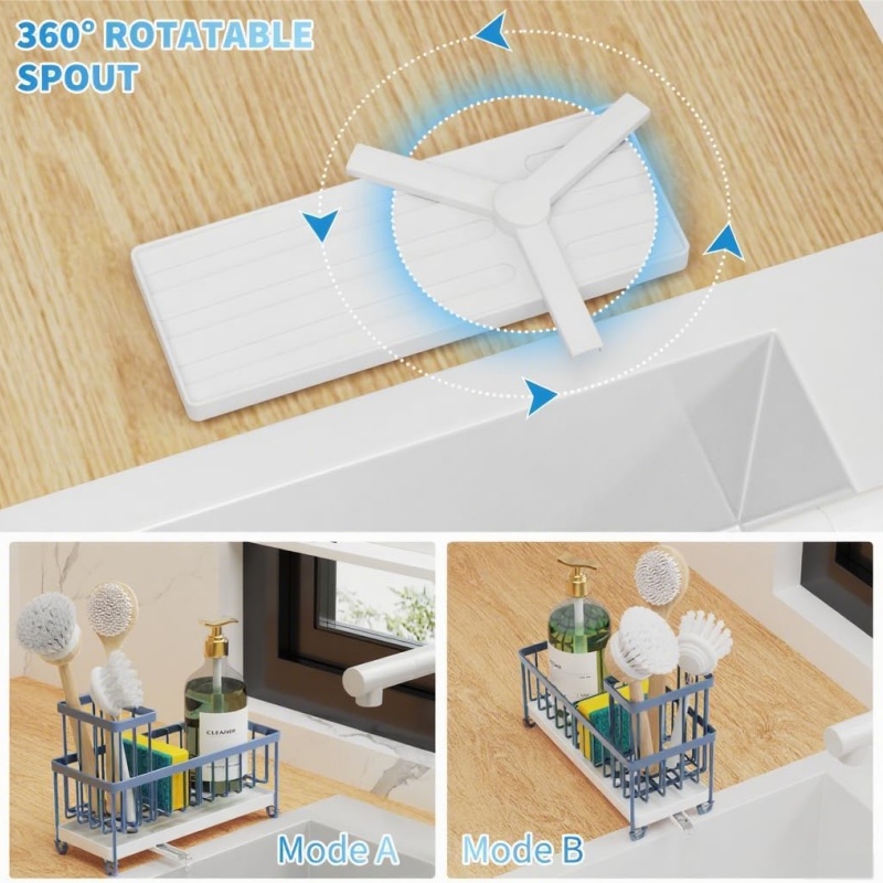 SINKLY Sponge Holder for Kitchen Sink