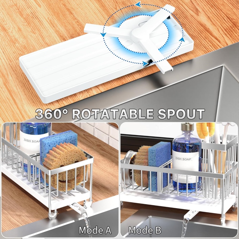 SINKLY Sponge Holder for Kitchen Sink