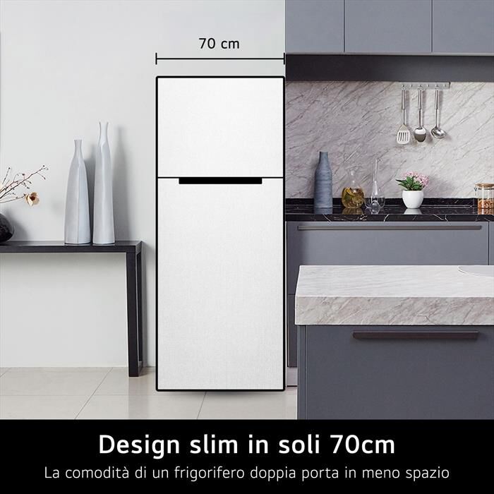 LG - Frigorifero 2 porte GTBV44SEBKD Classe E 461L-Beige